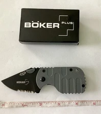 Boker Plus Subcom Folding Pocket Knife 01BO589CAMO Discontinued New Old Stock