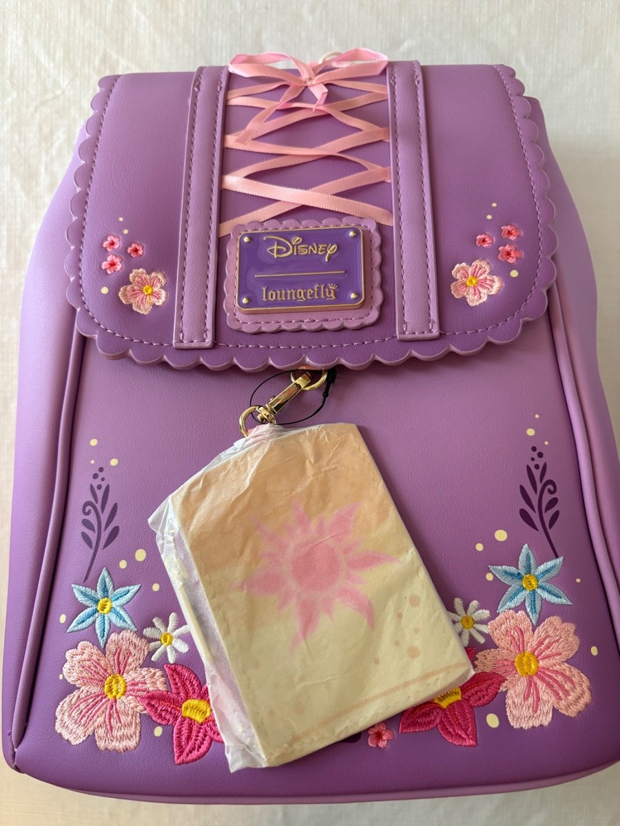 Loungefly Disney Tangled Rapunzel Tower Illustrated Lantern Mini Backpack Loungefly Disney Tangled Rapunzel Tower Illustrated Lantern  main image 3