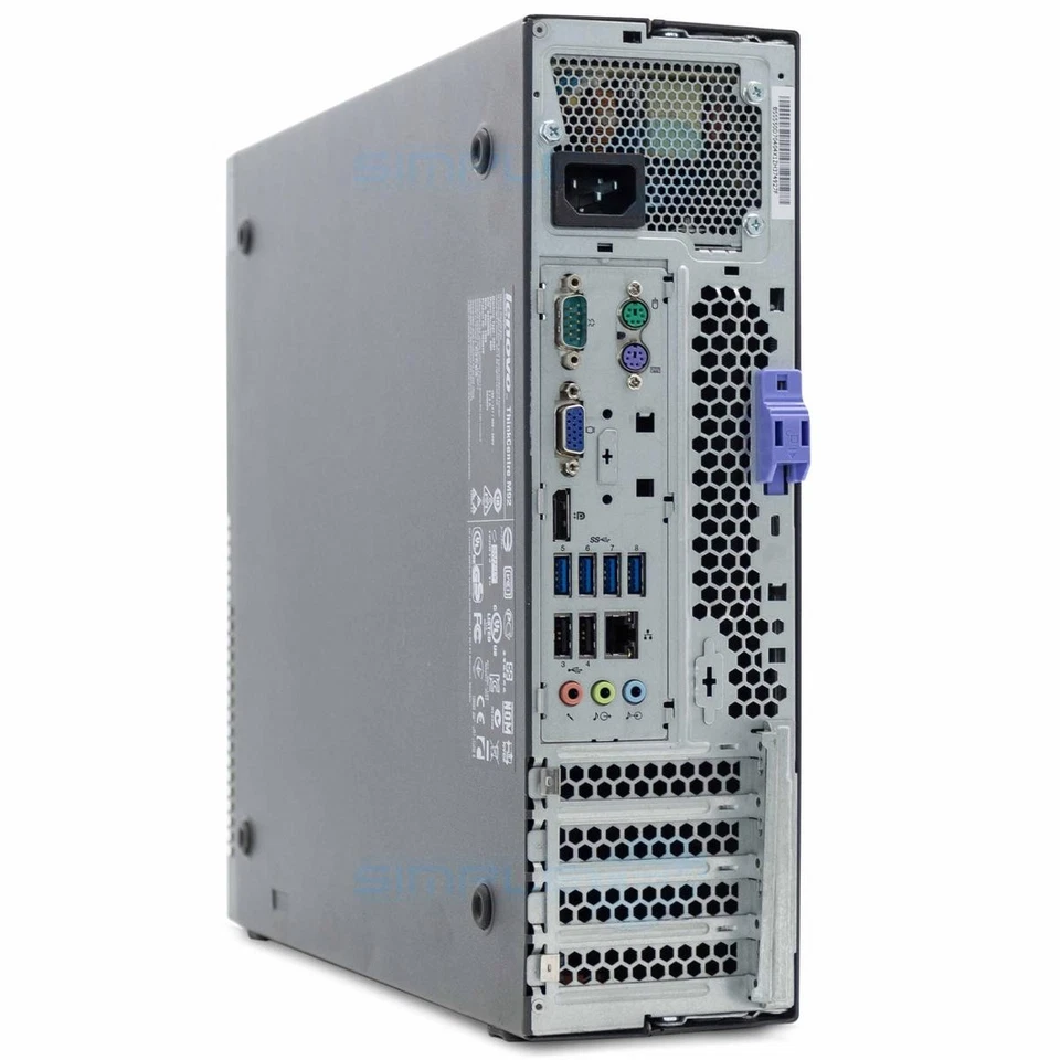 LENOVO M92 i3 WINDOWS 10 PRO 8GB 240GB PC FISSO FISSO DESKTOP RS232 SERIALE COM - Imagen 3 de 4