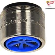 Innovative 1.5 GPM Brushed Nickel Faucet Aerator with Microban Protection