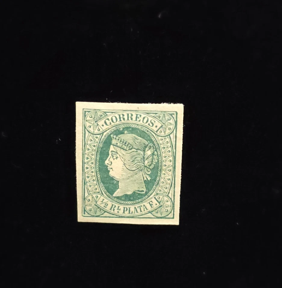 1866 SPANISH WEST INDIES 1/2 C. - Image 2 of 4