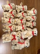 Lot of 14 Teddy Bears Plush RGI Toys 11 Mini 3 Medium Stuffed Bears - 733