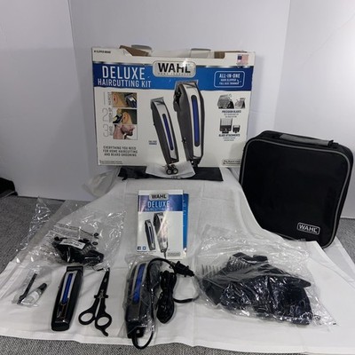 WAHL Deluxe Complete Hair Cutting Kit 29 Piece Clipper Set W/Beard Trimmer Works