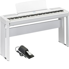 Yamaha P-525WH Digital Piano with L-515WH Stand - White