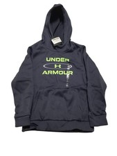 NWT - Under Armour Boy's Fleece Hoodie SM REG Navy 525 size 8
