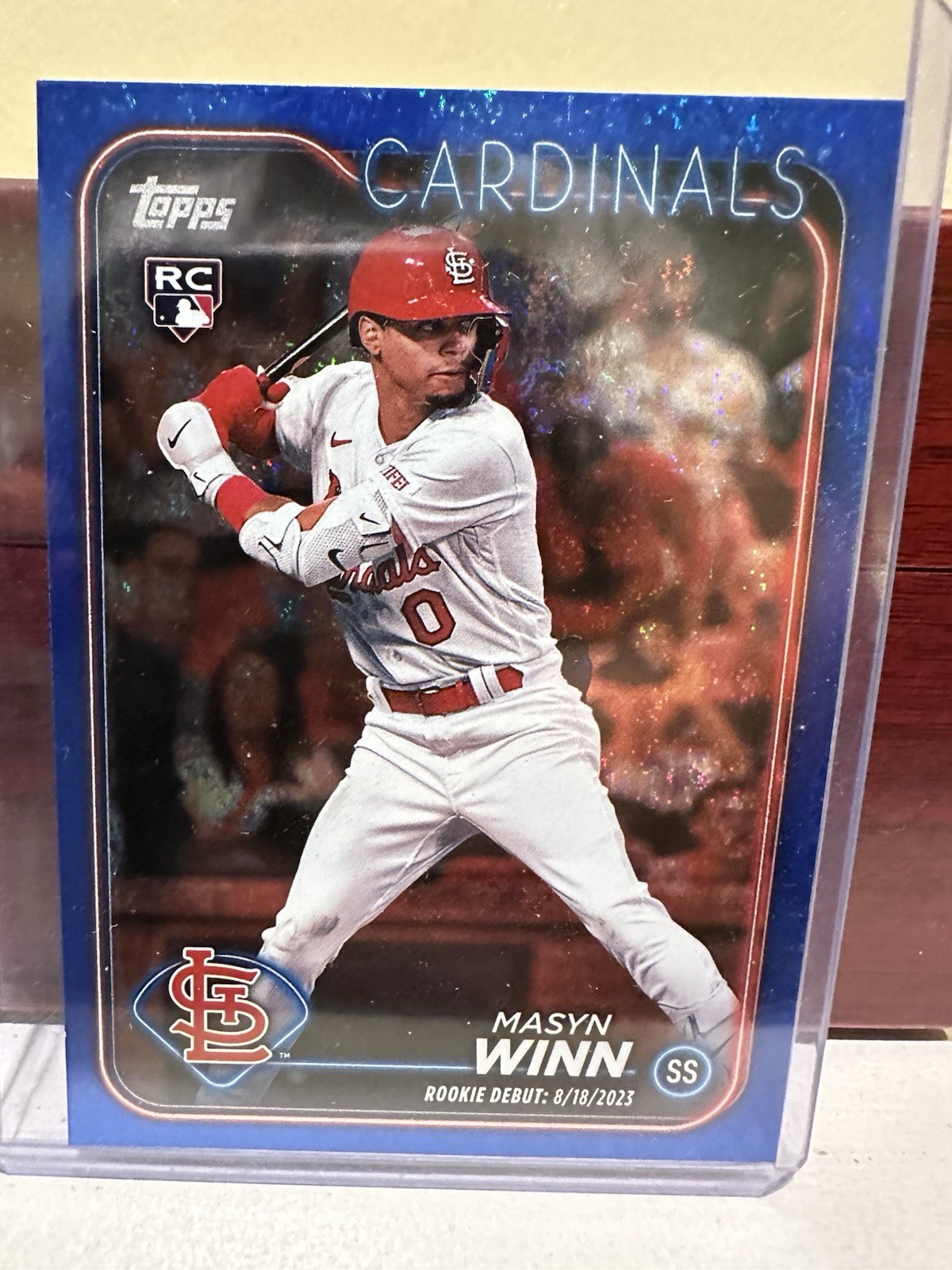 2024 Topps Update - Rookie Debut Masyn Winn #US272 Blue Holo Foilboard /999 (RC)