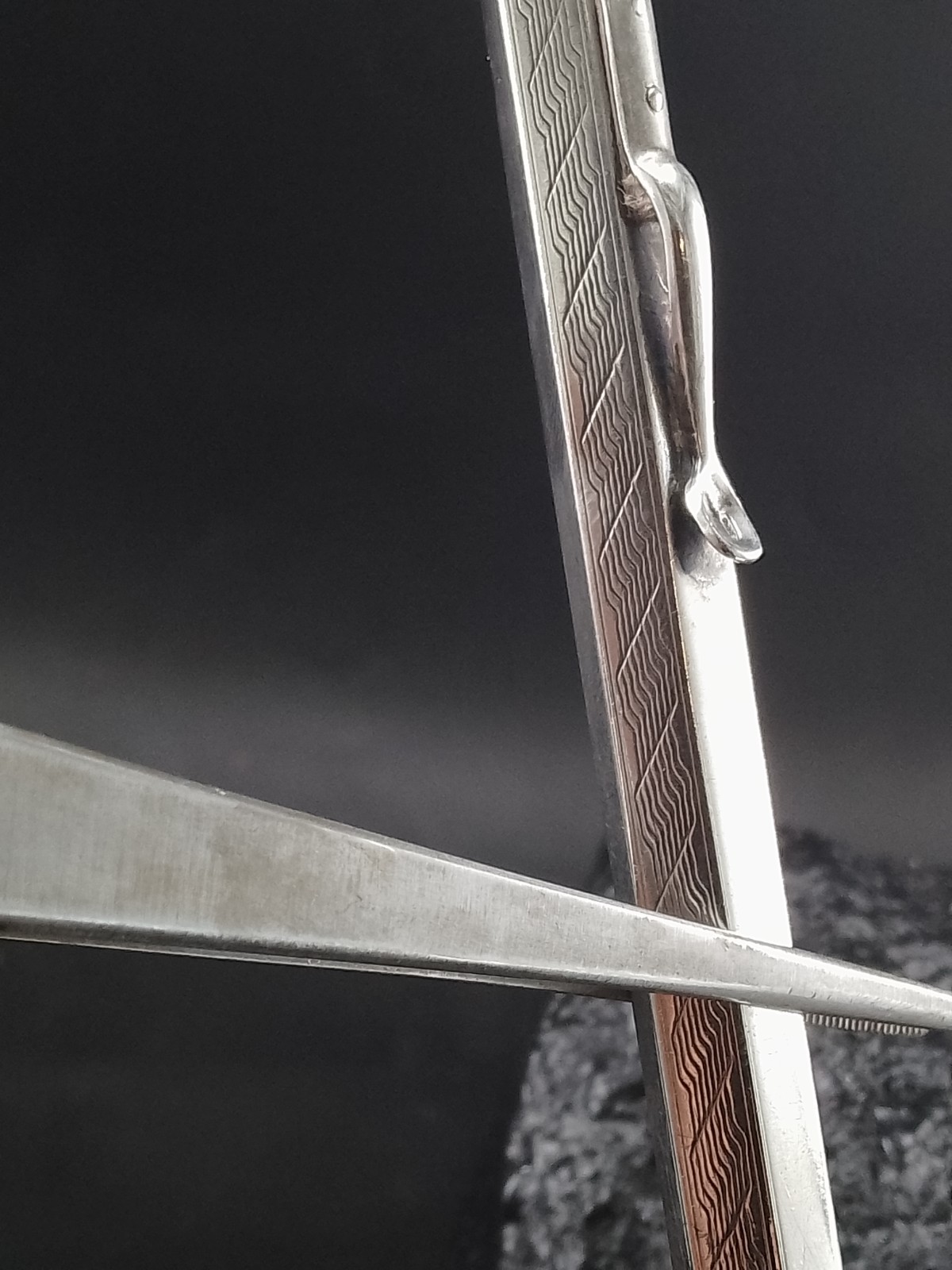 Solid Sterling Silver Antique Eversharp Pencil, 1950 London Hallmarks 20g E&Co image 4