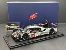 Porsche 919 Hybrid #2 Winner Le Mans 2016 Dumas Jani w/ Display Case 1/18 Spark