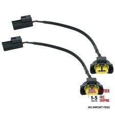 2 Pcs Headlight HID to Halogen adatper Wiring Harness Connector Pigtail Plug