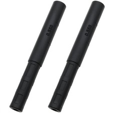 2PCS 0.55 Inch Golf Club Extender Graphite Shaft 0.55inch, Black