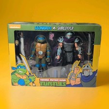 NECA Teenage Mutant Ninja Turtles TMNT Leonardo VS Shredder Two Pack TARGET MISB