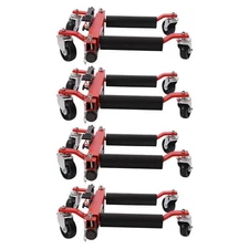4* 1500lbs Go Under Car Jack Lift Wheel Dolly Car Skate Hydraulic Tire Jack Lift