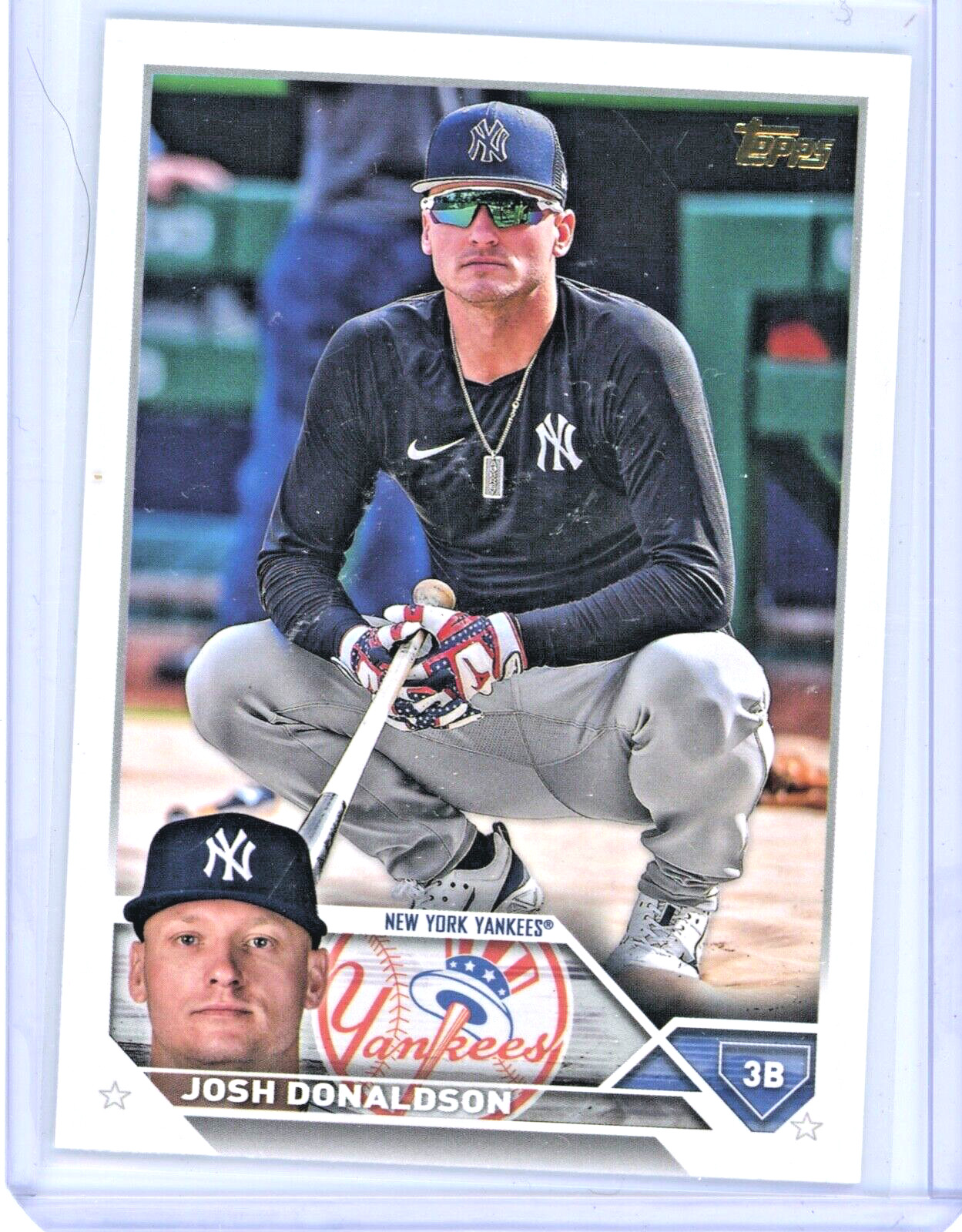 2023 Topps Series 1 SSP Image Variation Golden Mirror Josh Donaldson #64 YANKEES