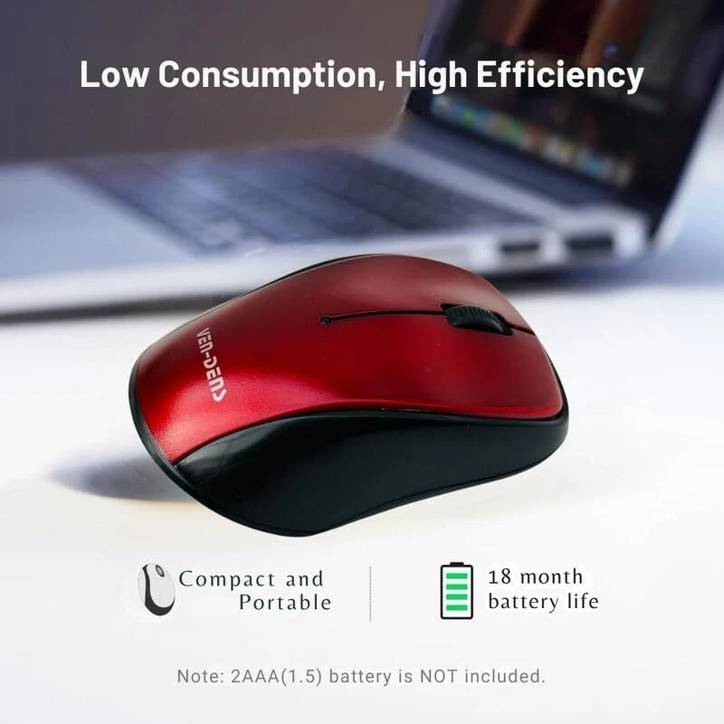 Ven-Dens Wireless Mouse | High Precision | 1600dpi | 15m Range | 1 Year Warranty - Image 2 of 4