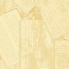 Susannah Bee Journal Pages Light Yellow 100% Cotton Fabric by The Yard