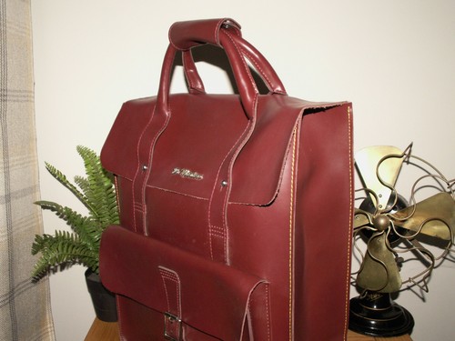 Dr. Martens braun GROß Rucksack Backpack Kiew Leder Tasche 18"x14" (155) - Bild 2 von 8