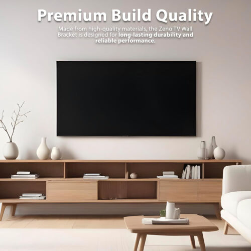 TV WALL BRACKET MOUNT SLIM FOR 23 30 32 40 42 50 63 INCH FLAT 3D LCD LED PLASMA - Picture 6 of 8
