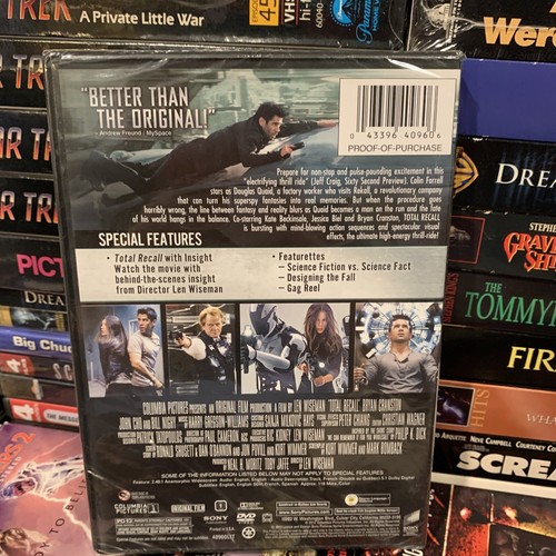 Total Recall 2012 DVD Brand New Colin Farrell Kate Beckinsale Bryan Cranston - 第 5/7 張圖片