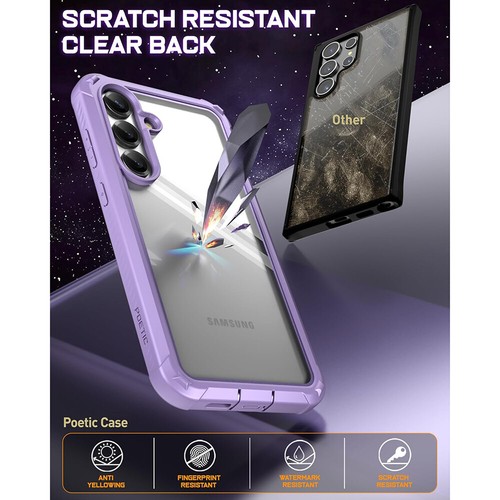 Poetic For Samsung Galaxy S25 5G Case Built-in Screen Shockproof Full Body Cover - Picture 29 of 31