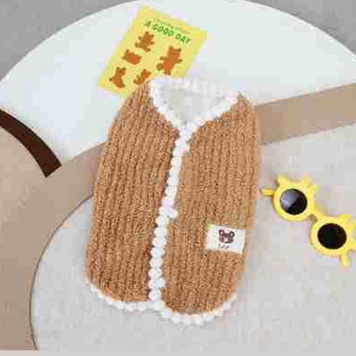 Pet Dog Cat Warm Fleece Vest Clothes Coat Puppy Shirt Sweater Winter Apparels ∂ - Picture 8 of 24