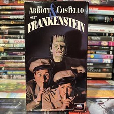 Abbott and Costello Meet Frankenstein 1948 VHS Tested! Bela Lugosi Lon Chaney Jr