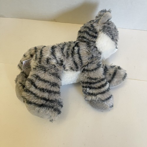 Aurora Flopsie Lily Kitty Cat Plush Gray Tabbie Stripes 7” Stuffed Animal - Picture 3 of 8