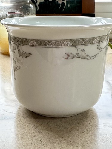 Vintage Porcelain Pink Rose Cache Pot Or Coin Catcher -1990- - Picture 2 of 8