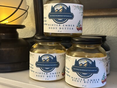Organic grass-Fed Tallow Body Butter-Winter Ember. Christmas Blend.