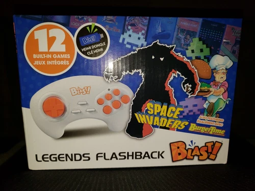 Arcade Game  Legends Vintage Flashback Boom Console BNIB 12 games  TV Hookup 