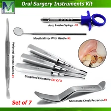 Dental Periodontal Micro Oral Surgery Kit Instruments Surgical Elevators CE
