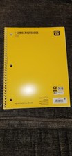 Pen Gear Wide Ruled 1-Subject Notebook, 8" x 10.5", 70 Sheets