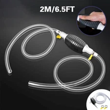 New Gas Transfer Siphon Pump Gasoline Siphone Hose Oil Water Fuel Transfer Pump
