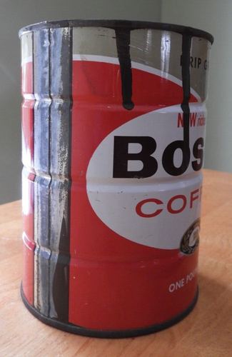 Vintage Boscul One Pound Drip Grind Coffee Can, No Lid, Camden, NJ - Picture 7 of 14