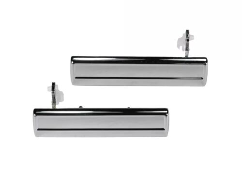 Outer Outside Exterior Chrome Door Handle Set Pair for Camaro Cavalier Firebird