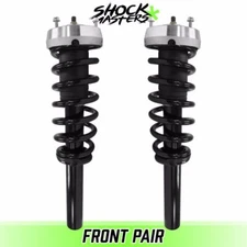 Front Pair Complete Strut & Spring Assemblies for 2008-2014 BMW X6