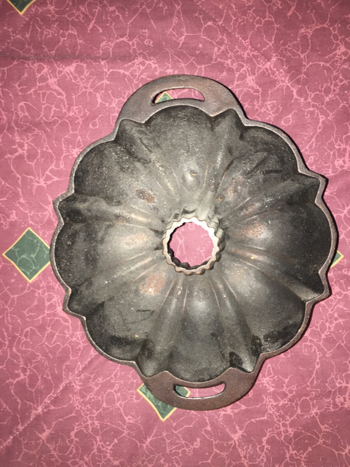 Cast Iron Bundt Cake Pan Vintage eBay