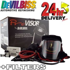 DeVilbiss PROV-650 PRO VISOR Air Fed Mask New Generation + 5 Filters