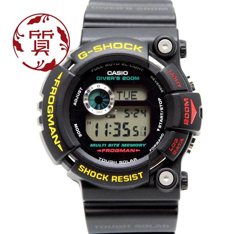 Casio/CASIO G-SHOCK frogman GW-200Z-1JF black final edition watch used