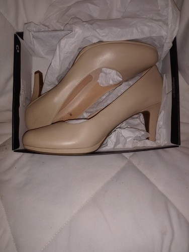 Naturalizer Womens Michelle Beige Leather Pumps Size 8 M