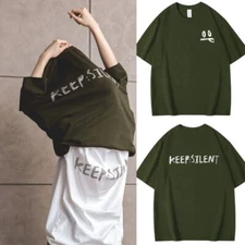 2025 New LingOrm Orm Kornnaphat Same Keepsilent Letter Printed Pure Cotton TOP