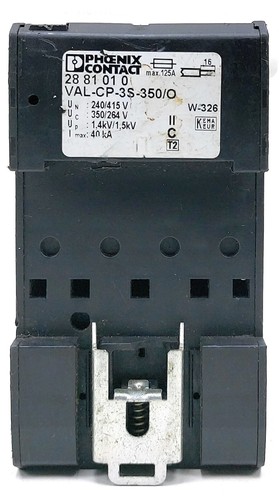Phoenix Contact 2881010 VAL-CP-3S-350/O Surge Protector 0763 - Picture 4 of 7