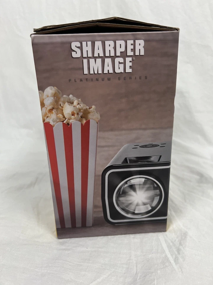 Sharper Image Platinum Series Portable Entertainment Projector NEW IN BOX HDMI - Image 4 of 4