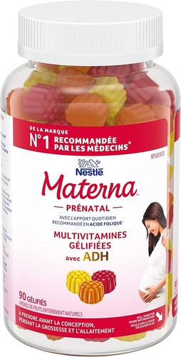 NESTLE Materna Prenatal DHA Vitamins 90 Gummies, EXP:2026JA18 - Picture 10 of 15