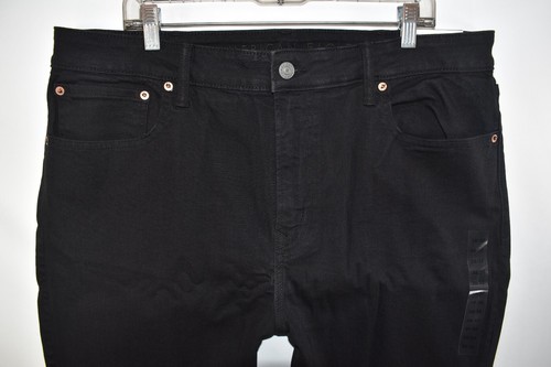 Neu American Eagle Slim Bootcut Airflex + Stretch schwarz Herrenjeans Größe 38 x 32 - Bild 4 von 10