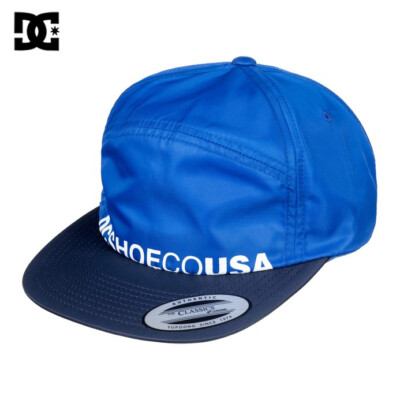 DC Shoes Crockeye Arch Shape Hat Baseball Cap Blue OS NWT NEW Skate Surf Street