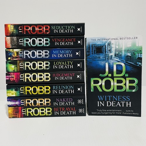 J.D. Robb In Death Series x 9 - Crime Thriller Bulk Lot Bundle - Eve Dallas