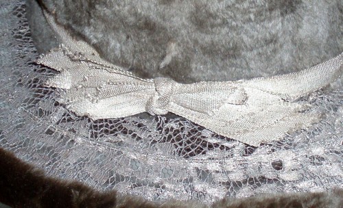 VICTORIAN ERA ? EDWARDIAN ? HIGH END LADIES ANTIQUE LACE BRIM HAT W TRAVEL BOX - Picture 20 of 24