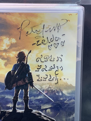Zelda Breath of the Wild WATAGraphs 9.8 A++ Signed Patricia Summersett Hylian - Picture 2 of 4