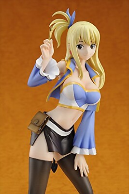 Zhongkaihua 3PCS FAIRY TAIL figure Lucy Heartfilia PVC Figure Anime Action Figurine Stand Statua Modello Desktop Ornamento