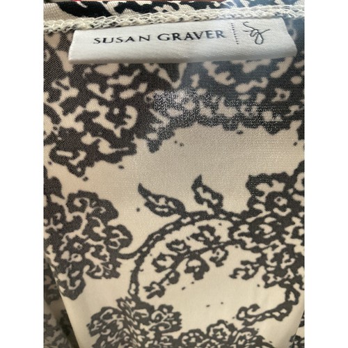 Susan Graver Damen Bluse Mehrfarbig Blumenmuster - Bild 3 von 4